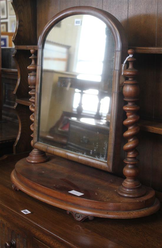 Victorian toilet mirror